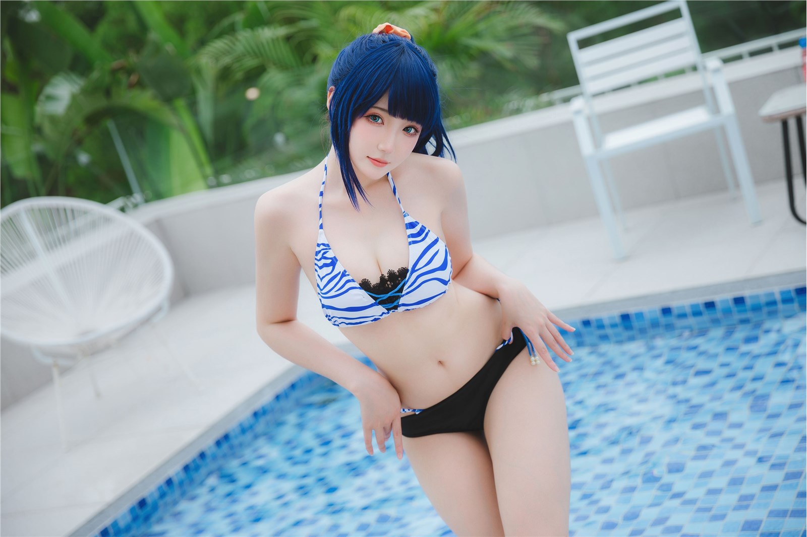 Momoko SunflowerGuaxi Sauce Vol.037 SSSS GRIDMAN Bao Duo Liu HuaXin Tiao Qian swimsuit(35)